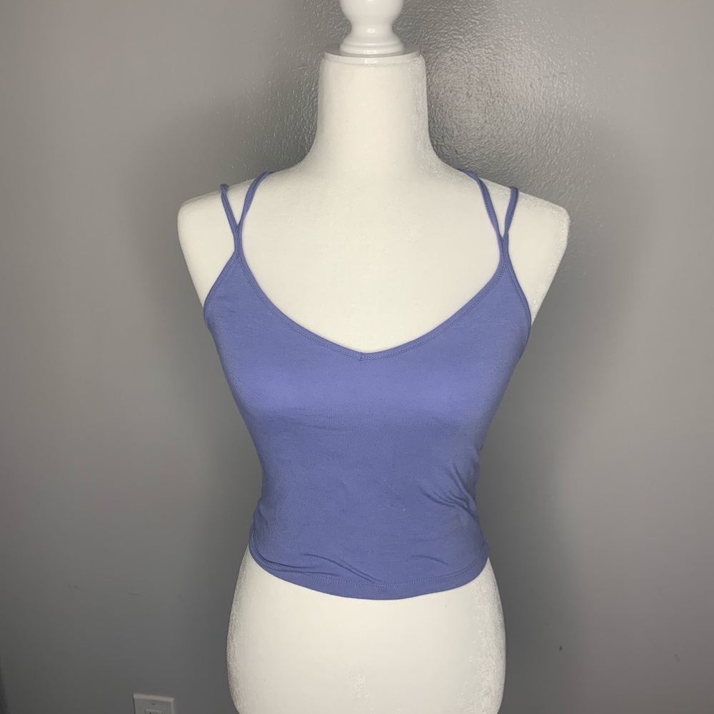 Blue Crop Top